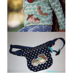 Stickdatei - Haselnuss doppel Doodle